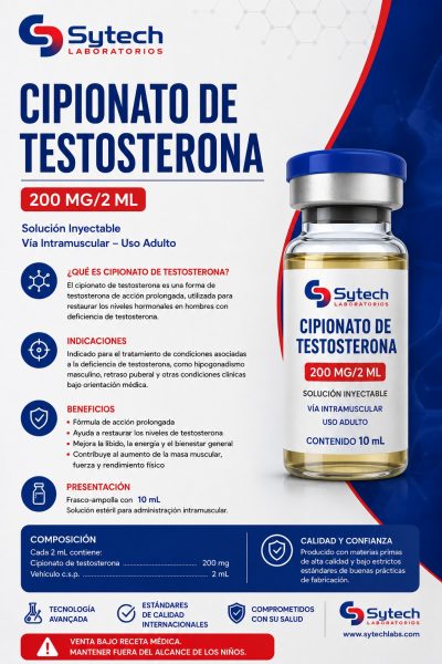 CIPIONATO DE TESTOSTERONA 10ML 200MG