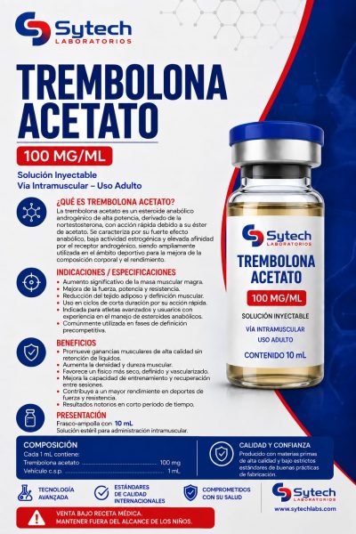 TREMBOLONA ACETATO 10ML 100MG