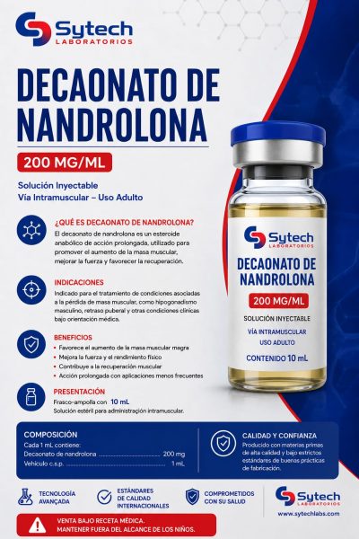 DECANOATO DE NANDROLONA 10ML 200MG