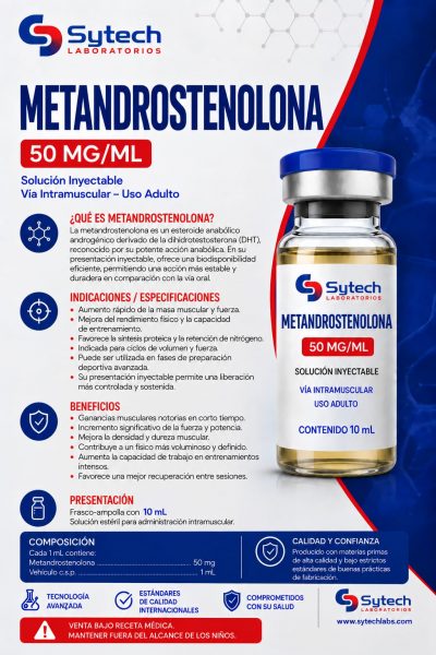 METANDROSTENOLONA (DIANABOL )10ML 50MG
