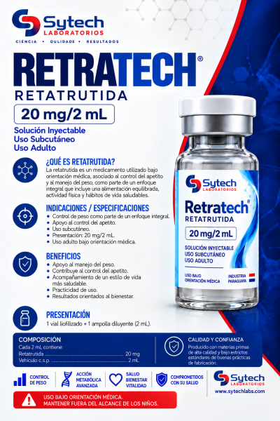 RETRATECH RETATRUTIDA 20MG 2ML