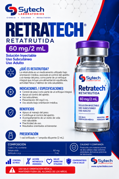 RETRATECH RETATRUTIDA 60MG 2ML