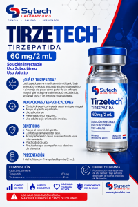 TIZERTECH TIZERPATIDA 60MG 2ML